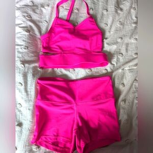 Balera medium child hot pink dance set